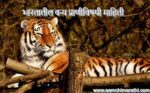 भारतातील वन्य प्राणीविषयी माहिती : Bhartatil Vanya Pranichi Mahiti bhartatil-vanya-prani-chi-mahiti