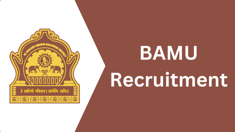 BAMU Recruitment 2023 - बाबासाहेब आंबेडकर मराठवाडा विद्यापीठात 290 पदांसाठी भरती