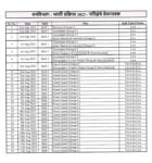 वन विभाग भरती 2023 हॉल तिकीट व वेळापत्रक जाहीर